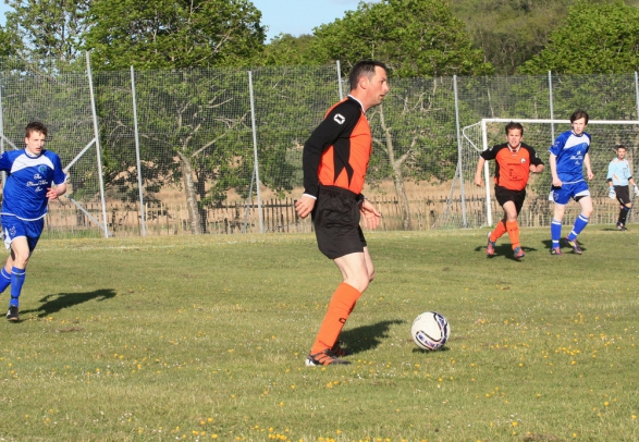 Gartocharn Football Team in action 2013