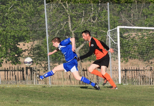 Gartocharn Football Team in action 2013