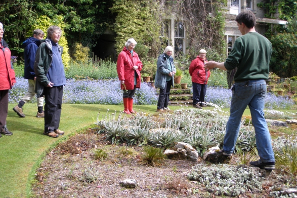Jamie Taggart Explaining Features at Linn Garden